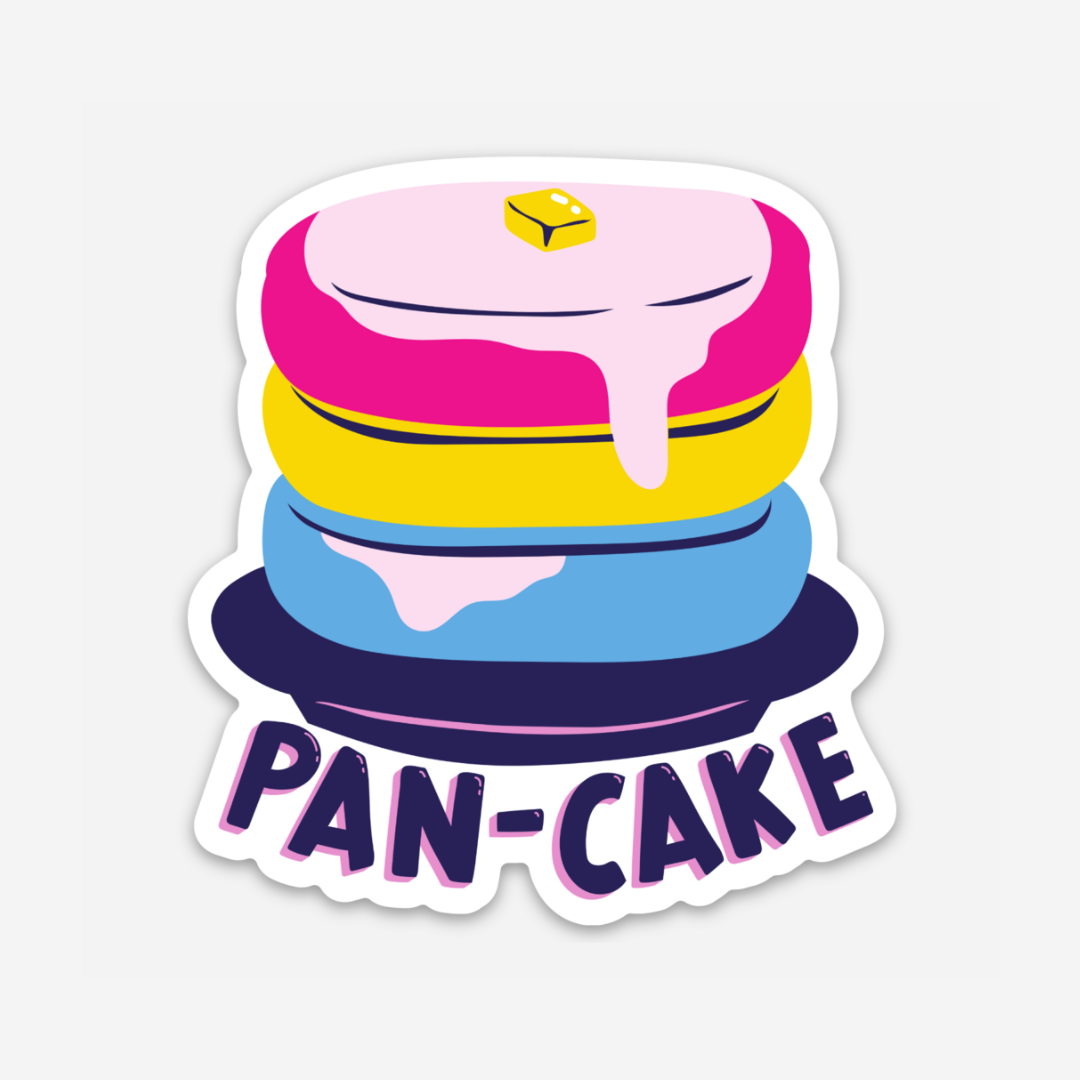 Pan-cake Vinyl Sticker - Club Bionic Art