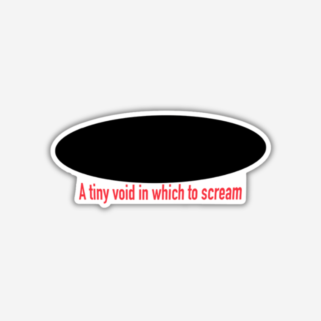Tiny Void Vinyl Sticker