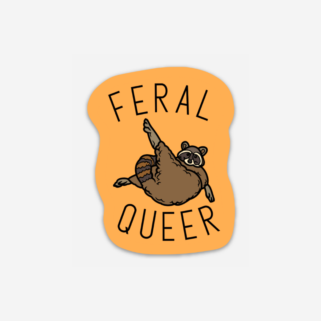 Feral Queer Vinyl Sticker - Club Bionic Art