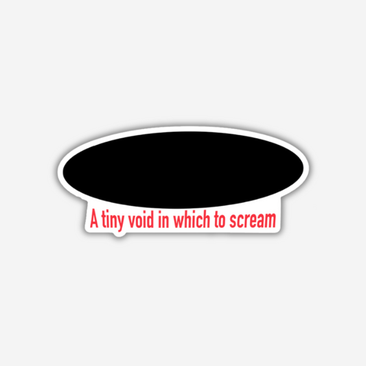 Tiny Void Vinyl Sticker