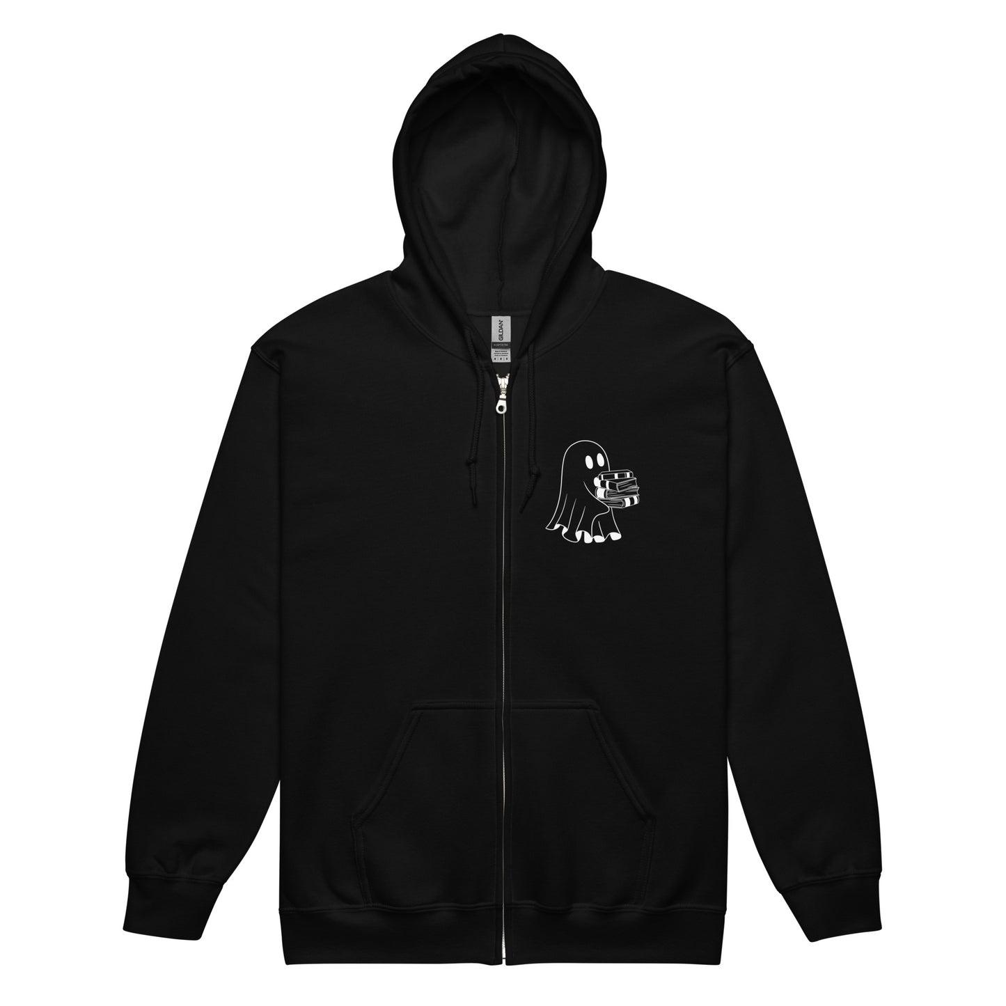 Lil' Ghost Reader zip hoodie