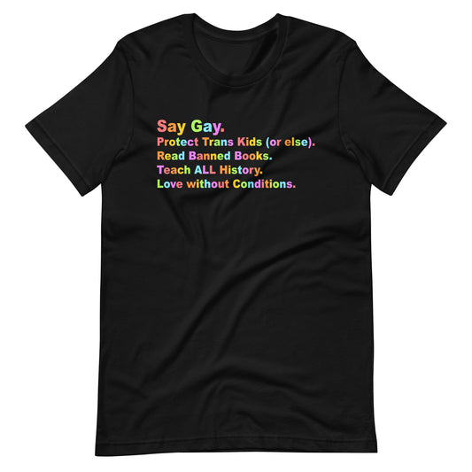 Say Gay T-shirt